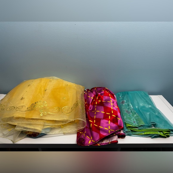 Lot of 3 Toddler Girls Disney Princess Dress up Costumes Play Dress Frozen XS 4T - Picture 12 of 12